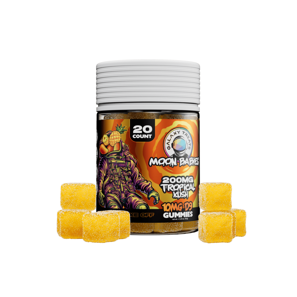 Tropical Kush Delta 9 Gummies w Gummy