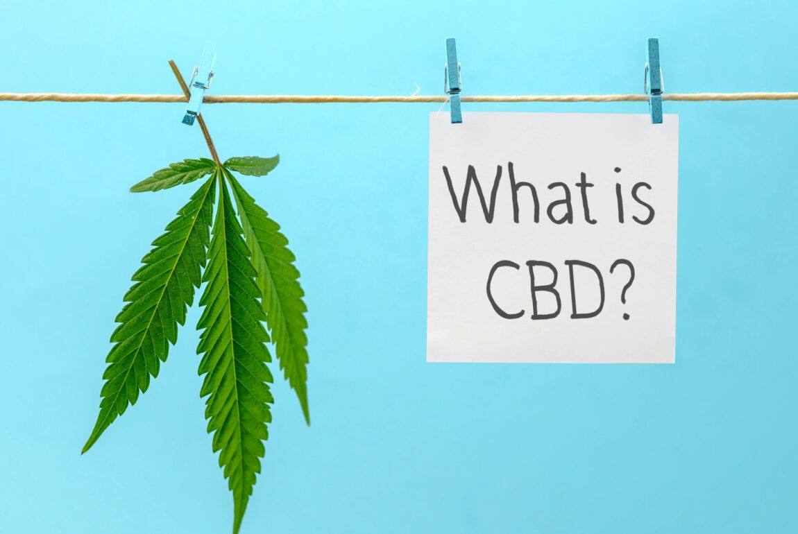 What is cbd note on rope with cannabis leaf